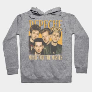 Depeche Mode Vintage 1980 // Music for the Masses Original Fan Design Artwork Hoodie